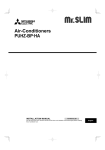 Mitsubishi Electric Mr.Slim PUHZ-SHW-HA Installation manual