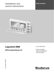 Buderus RC35 Operating instructions