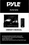 PYLE Audio DISC CD CHANGE Owner`s manual