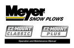 Meyer V-MAX 3245 Operators Owner`s manual
