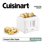 Cuisinart CPT 140 - Electronic Cool Touch Toaster Specifications
