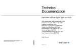 B&K 2250 Light User manual