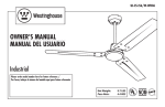 Westinghouse UL-ES-I56 Owner`s manual