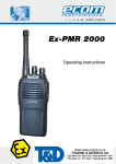 Ecom Instruments Ex-PMR 2000 Operating instructions