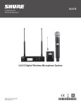 Shure ULX Wireless System Specifications