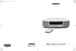 Bose Wave Radio II Operating instructions