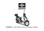 Baotian BT49QT-9 User manual