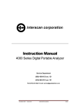 Water Factory Systems N4000 Series Instruction manual