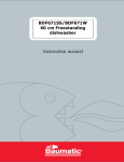 Baumatic BDF671 User manual