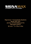 SignaMax 065-7841 User`s guide