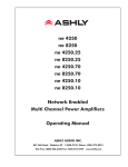 Ashly NE4250.25 Specifications