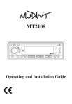 Mutant MT2108 Installation guide