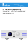Anedio D1 DAC User manual