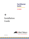 Allied Telesyn International Corp AT-S41 Installation guide
