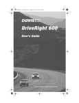 DAVIS DriveRight 8156HD User`s guide
