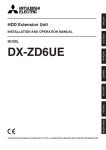 Mitsubishi DX-TL4509E(Z) Instruction manual
