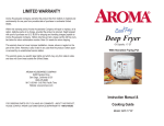 Aroma ADF-171N Instruction manual