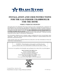 BlueStar PRZIDCB15 Specifications