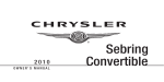 Chrysler Sebring Convertible 2010 Owner`s manual