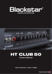 Blackstar HT CLUB 50 Owner`s manual