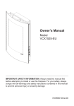 Dimplex VCX1525 Owner`s manual