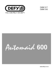 Defy AUTOMAID Specifications