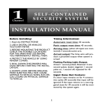 Black Widow Security BW X-Z Series Installation manual