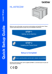 Brother HL-4070CDW Setup guide