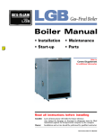 LGBGas-Fired Boiler — Boiler Manual