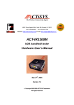ACTiSYS ACT-IR3200SW User`s manual