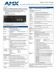 AMX Enova DVX-3155HD Specifications
