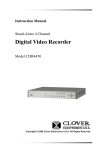 Clover CDR4450 Instruction manual