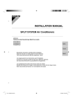 Daikin FCQ24PVJU Installation manual