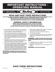 Air King ASF50 Troubleshooting guide