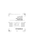 Radio Shack Express Xtra FLX Owner`s manual