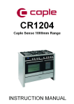 Caple CR1204 Instruction manual