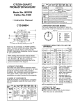 Citizen C320 Instruction manual