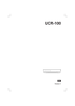 Sangean UCR-100 Operating instructions