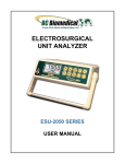BC Biomedical ESU-2000 Series Guide User manual