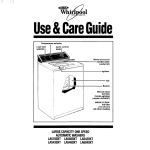 Whirlpool LA5100XT Operating instructions