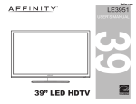 Affinity LE3951 User`s manual