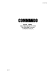 Commando FM-870 Owner`s manual