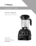 Vita-Mix High-Performance Commercial Blenders Owner`s manual