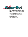 Aqua-Hot AHE-120-04X Owner`s manual