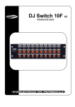 SHOWTEC DJ Switch 8 Product guide