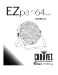 Chauvet EZpar 56 User manual
