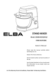 Elba ESMB-B4235WH Owner`s manual