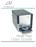 Rimage EverestTM Printer User guide