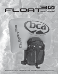 bca FLOAT Owner`s manual