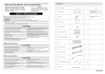 Mitsubishi Electric PUH-P1.6YGAA Installation manual